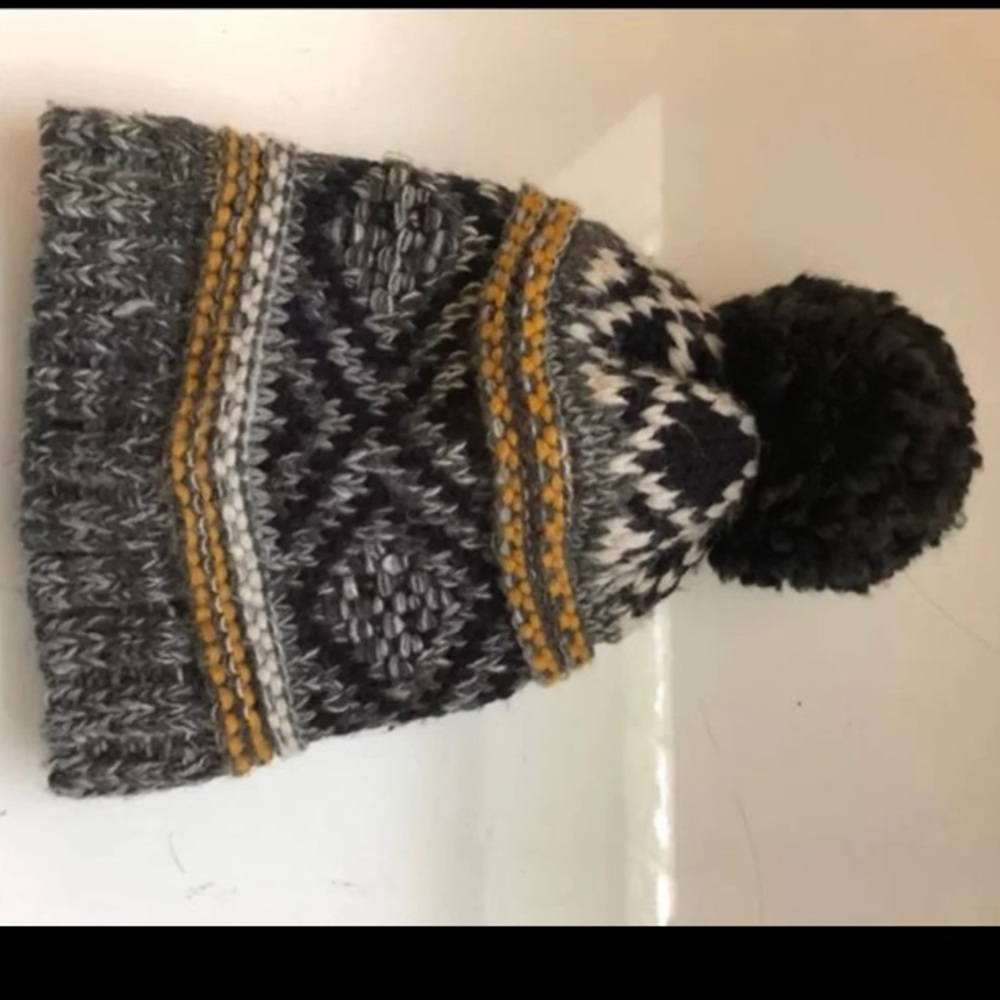 Boys winter hat beanie with Pom Pom